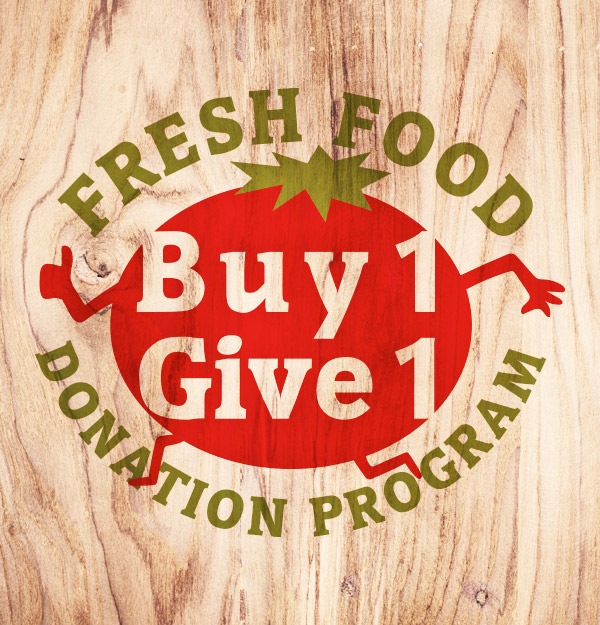 Buy One Give One Fresh Food Donation Program